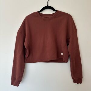 VUORI Restore Crop Sweatshirt Brown - XS
